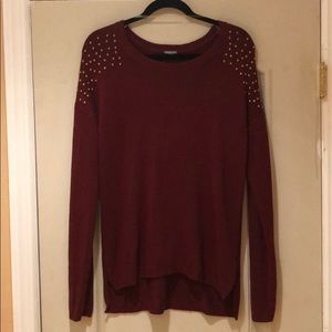 Charlotte Russe studded sweater